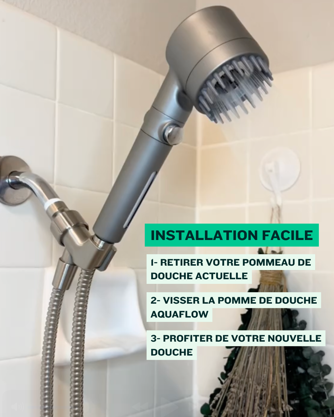 Pommeau de Douche Filtrant